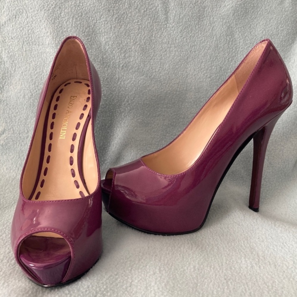 Enzo Angiolini purple heel